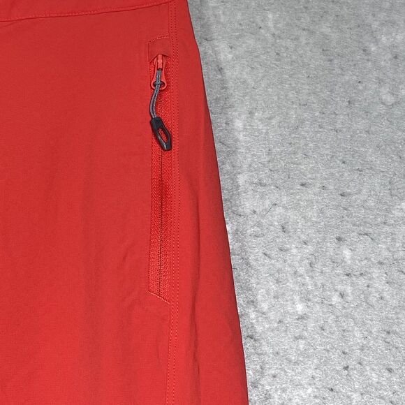 Columbia Titanium Omni-Shield Pants Womens 12 Orange Straight Leg Zip Pockets - Picture 3 of 14